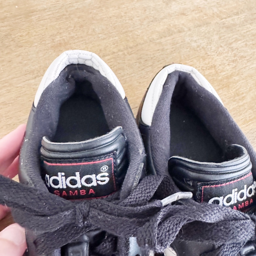 Adidas Samba Black & White Classic Sneakers 4.5 Youth - Picture 3 of 8